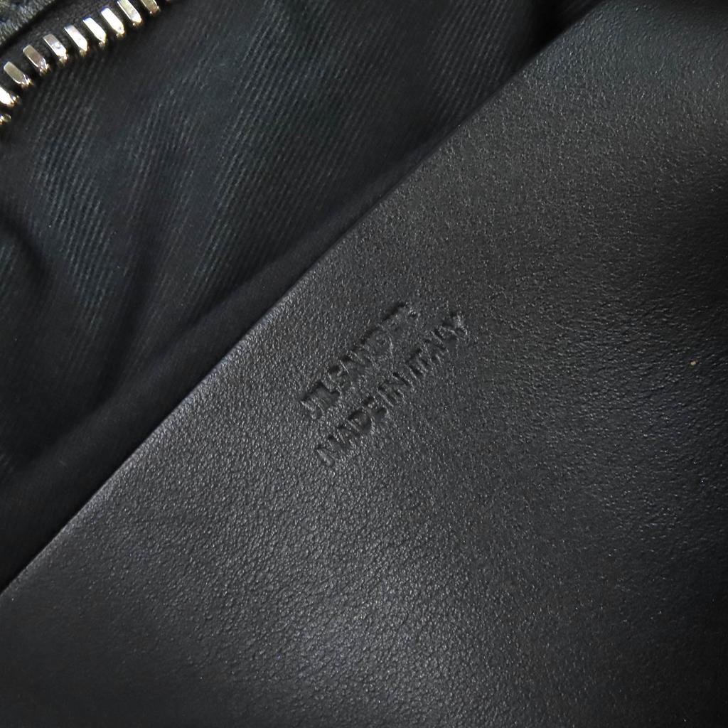 Great JIL SANDER Shoulder Bag Single-strap lamb fur shearling jacket black Used