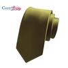 Cozy Up Solid Color Tie Men Thin and Narrow Version Formal Dress Business Wedding 148x6x3.5cm