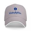Черная Бейсболка с Вышивкой Логотипа Godolphin, Синими Буквами и Белой Отделкой, Классический Стиль, Регулируемая Посадка для Взрослых