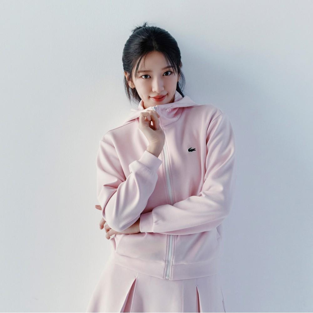 [Lacoste] Women's Light Jersey Setup Jacket SF797E-56GRZ4H