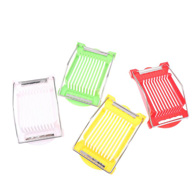 Слайсер для мясного хлеба 304 Усиленная нержавеющая сталь Слайсер для вареных яиц фруктов мягкого сыра Резак для спама Слайсер для консервированного мяса