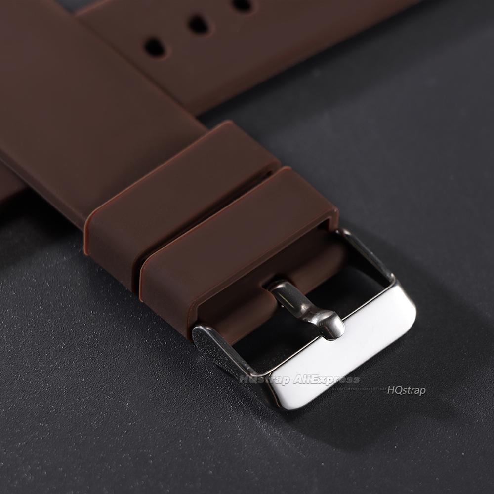 Silicone Watch Band 12mm 14mm 15mm 16mm 18mm 20mm 21mm 22mm 24mm Universal Bracelet Quick Release for Men Women Waterproof Strap