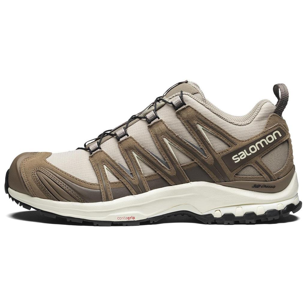 SALOMON XA Pro 3D Adv Suede Mesh Comfortable Non-Slip Low-Top Outdoor Functional Shoes Unisex Shoes Feather-Gray 474785