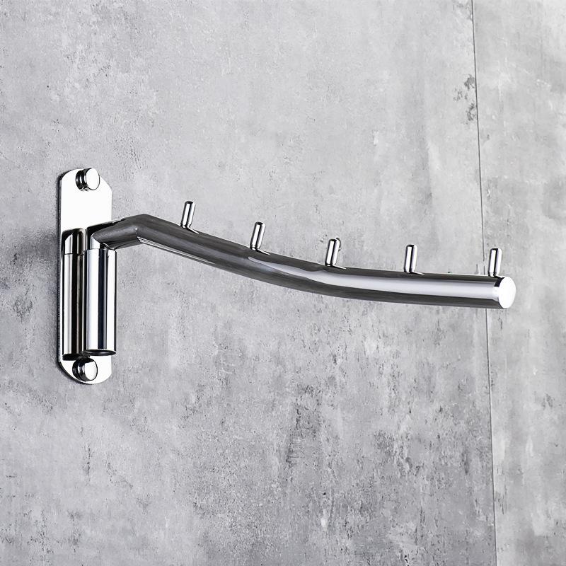 Stainless Steel Swivel Hanger Simple Clothes Hook Saves Space Swinging Clothes Rail Clothes Hanger Clothes Drying Rack