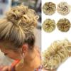 Messy Synthetic Chignon Donut Bun with Elastic Band for Women Wig Hair Extensions High Temperature Fiber