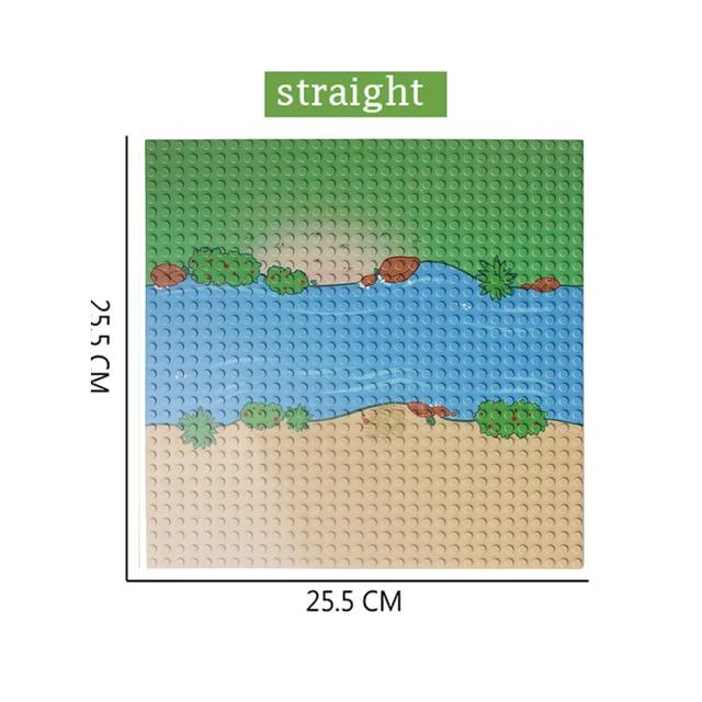 Нетоксичная Классическая Основа 50X50 32X32 16X32 16X16 Точек Строительные Блоки Кирпичи Основы Пластиковая Доска Для Поделок Блок Конструктор Кирпич Игрушка