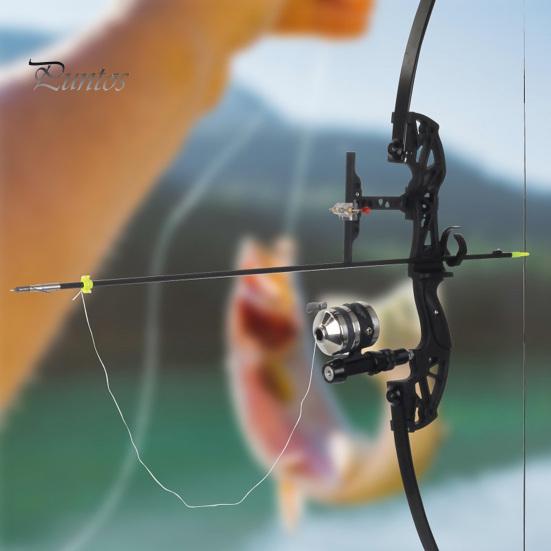 Лук для стрельбы из лука, рыболовные стрелы, безопасные направляющие, комплект аксессуаров, портативный, легко носить с собой, набор слайдеров с наконечником для стрел в надежной упаковке