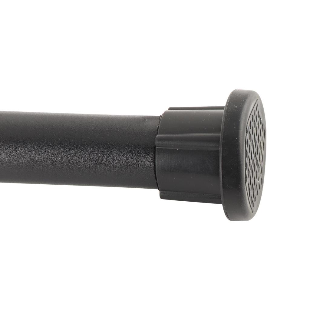 Black Tension Curtain Rod Stainless Steel Adjustable Telescopic Closet Rod for Hanging Clothes