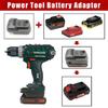 Адаптер аккумулятора для литий-ионных аккумуляторов Black&Decker/Porter-Cable/Stanley 18V 20V для инструментов Parkside 20V