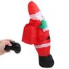 Надувная игрушка Санта 2,4 ГГц пульт дистанционного управления надувное рождественское украшение электрический надувной Санта для