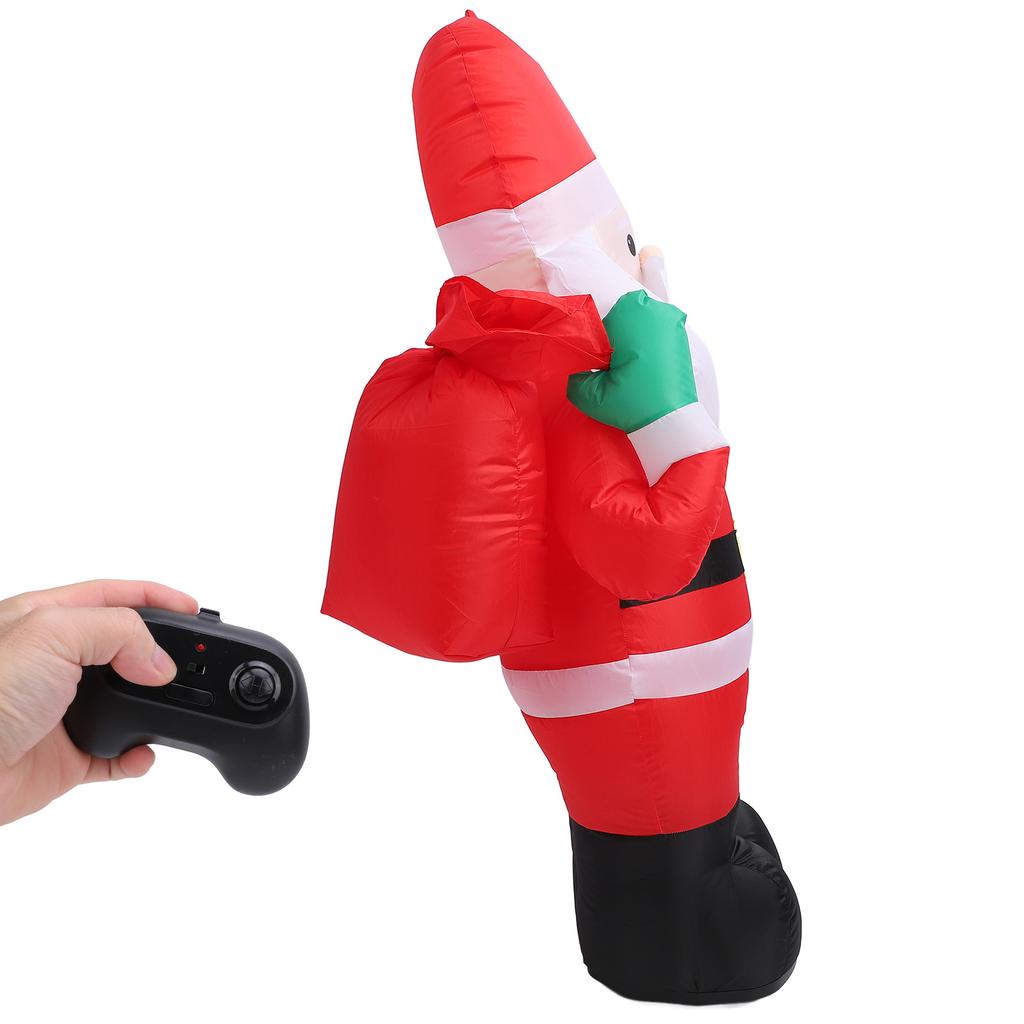 Надувная игрушка Санта 2,4 ГГц пульт дистанционного управления надувное рождественское украшение электрический надувной Санта для
