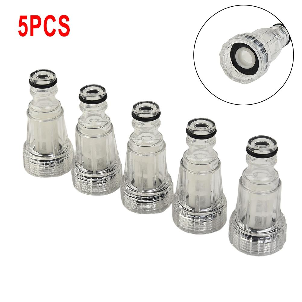 5pcs Water Filter Car Clean Machine High Pressure Connection Practical