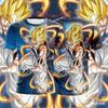 Летняя футболка Dragon Ball 2026 3D-печать Веджета Супер Сайян Синий Неоновая Оверсайз Свободная Дышащая