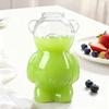 Yousheng 320ml Water Cup Bear Shape Glass Mug Heat-Resistant High Borosilicate Glass Coffee Tea Juice Drinking Bottle
