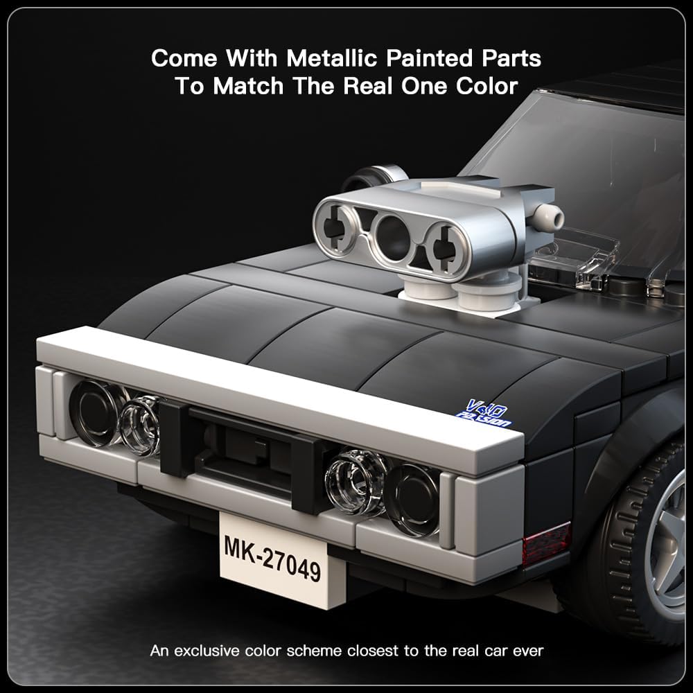 MOULD KING Speed Champion HARGER RT Supercar 27049 Building Set Toy Collectible Model Car Block Children's Gift 8+(346 Pieces)