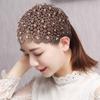 Стразы Головной убор Сетка Головной убор Мать Обруч для волос Широкая повязка на голову со стразами Корейский стиль Повязка для волос
