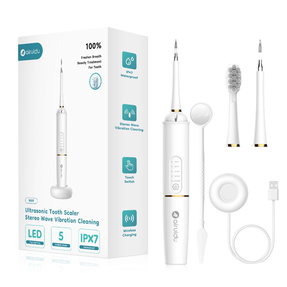 Electric Teeth Whitening Dental Calculus Scaler Plaque Coffee Stain Tartar Removal High Frequency Sonic Toothbrush Teeth Cleaner