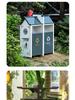 Stainless Steel Outdoor Trash Can with Waste Separation for Parks, Streets, and Scenic Areas