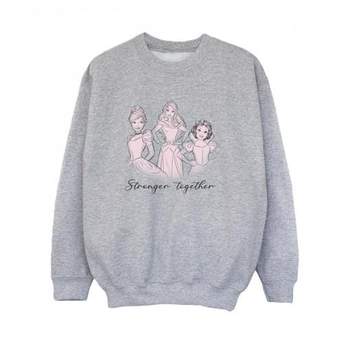 Disney Boys Princesses Stronger Together Sweatshirt