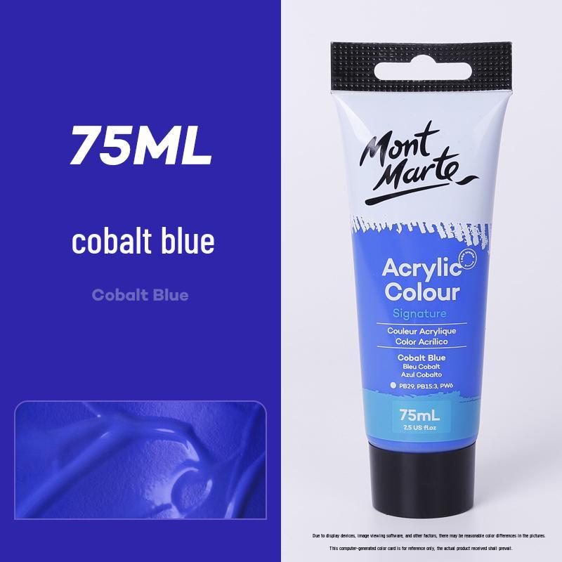 Montmartre 75ml Waterproof Non-Fading Acrylic Paint Set: Perfect for Children’s Textiles and Art Projects, Sunscreen Formula