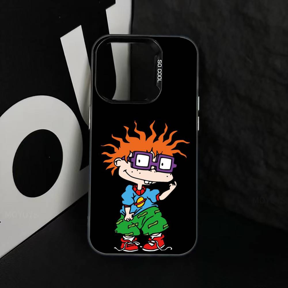 Rugrat C-Chuckie A-Angelica Phone Case For iPhone 17,16,15,14,13,12,11 Plus,Pro Max,XS,Colorful Silver Phone case Funda Cover