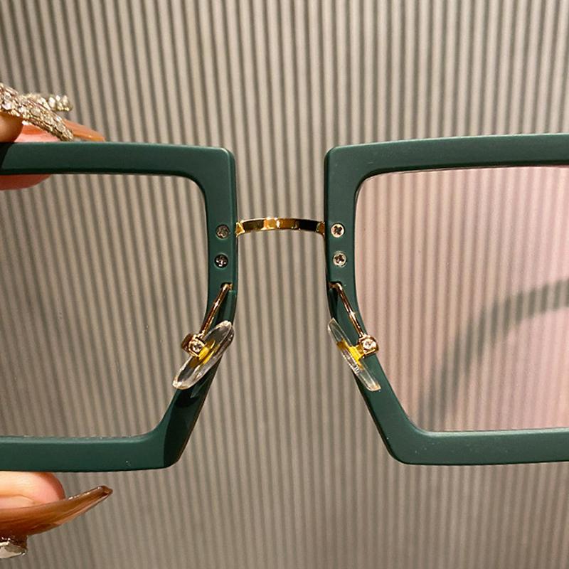 Модные очки для близорукости для женщин и мужчин, большие квадратные ретро-очки с минусовыми диоптриями, оптические очки для коррекции зрения вблизи