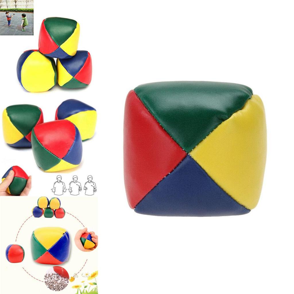 Красочный жонглирующий мяч Классический мешочек с бобами Игрушка для занятий спортом на открытом воздухе для детей Веселые занятия