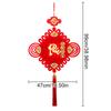 Spring Festival Hanging DIY Chinese Knot Ornament Vietnamese Chinese Style Tassel Pendant Decorations 2025 Tet