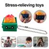1/2 шт. Игрушки-щелкуны для мусорного контейнера, миниатюрные портативные игрушки для эмоциональной поддержки, напечатанные на 3D-принтере, для снятия стресса