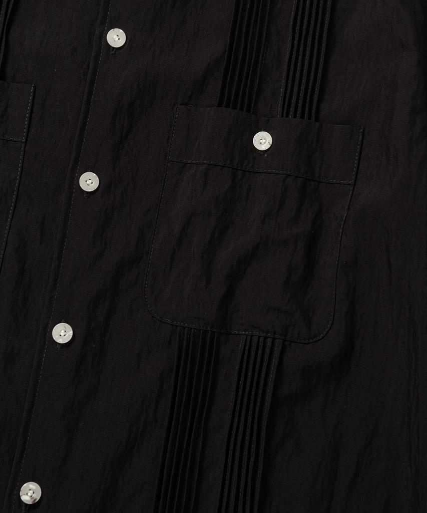NONBLANK Натуральная мятая рубашка Guayabera Hs_Черный