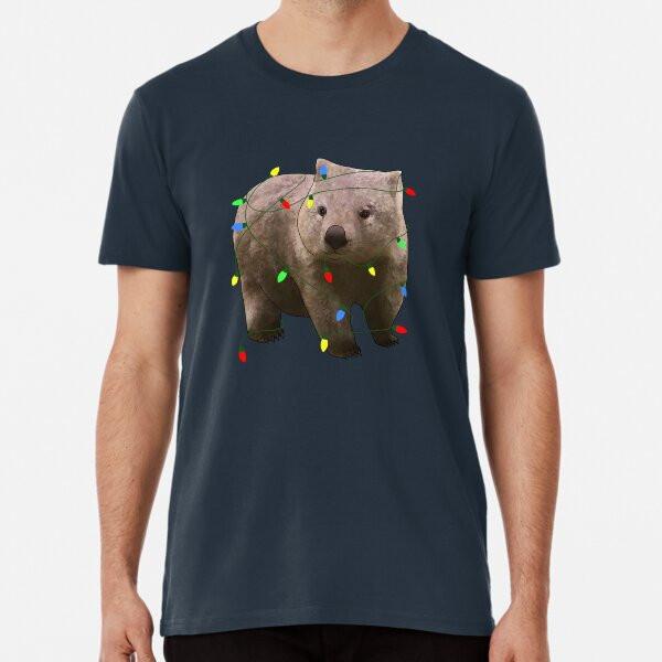 Christmas Wombat Premium T-Shirt Mens Womens Tees Top S to 5XL Made in the AU/USA T-Shirt Mens Womens Tees Top