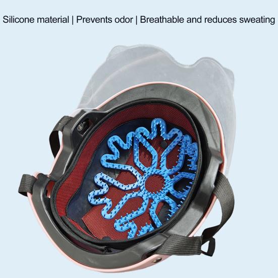 Велосипедный шлем Силиконовый вкладыш Потоотделение Воздухопроницаемый Универсальный Спорт на открытом воздухе Мотоциклетный шлем Подкладка Вставка Подушка Аксессуары для шлема