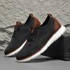 Новые спортивные кроссовки больших размеров, модные и универсальные, для активного отдыха, повседневные кроссовки из плетеной ткани, дышащие сетчатые кроссовки, мужская обувь.