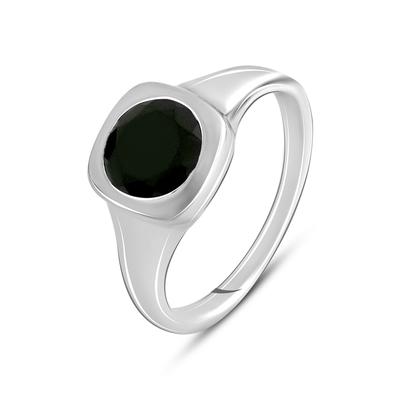 Серебряное кольцо с натуральным ониксом 2.342ct (2119869)