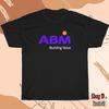 Логотип ABM Building Industries Черный/Серый/Белый/Темно-синий Футболка Отправка из США Унисекс Футболка