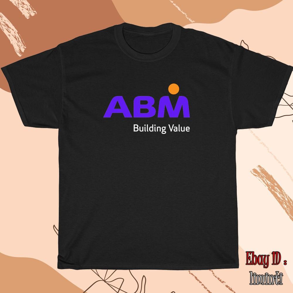 Логотип ABM Building Industries Черный/Серый/Белый/Темно-синий Футболка Отправка из США Унисекс Футболка