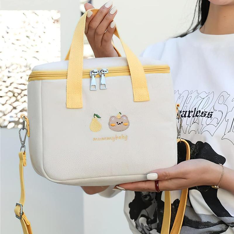 Large Capacity Portable Lunch Bag Outdoor Portable Storage Thickened Insulation Bag