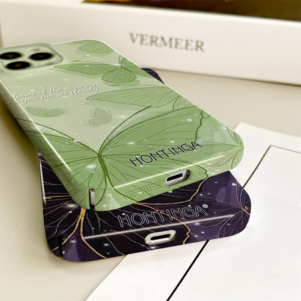 All-inclusive Film Phone Case Cartoon Pattern Design Hard Shell Full Cover Camera Shockproof Protection Case