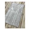 French Guipure Embroidered Velvet Dowry Bridal Set Prayer Rug