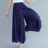 Dimanaf Plus Size 2021 Women Linen Pants Elastic Vintage Korea Basic Female Large Size Fashion Slacks Wide Leg Oversize Loose Pants