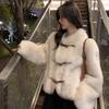 Утолщенный осенне-зимний новый тока имитация лисьего меха Интернет знаменитость молодая корейская версия меха женская зимняя короткая Mao Mao короткое пальто