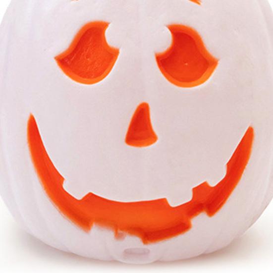 Хэллоуин Тыквенный Фонарь Жуткий Светодиодный Светящийся Изогнутый Тыквенный Светильник со Звуком для Вечеринок "Конфеты или жизнь" Внутренний Наружный Декор для Стола