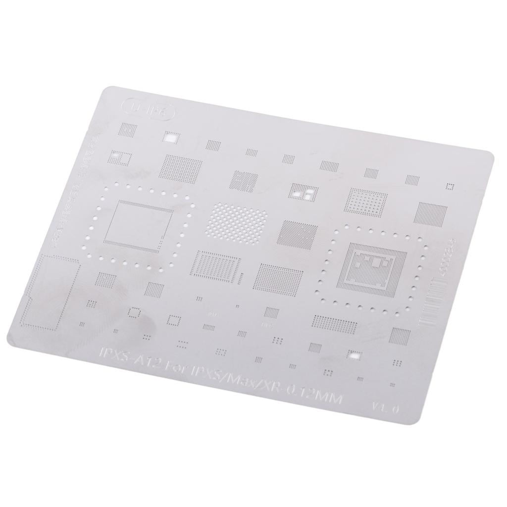 Шаблон трафарета для реболлинга BGA, шаблон для посадки чипа из нержавеющей стали для процессора A12