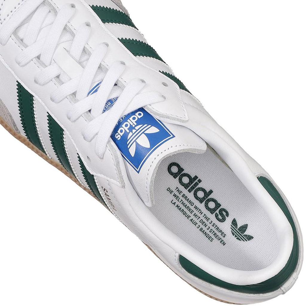 Adidas Samba OG Size Footwear, White/Green/Gum, IE3437, Japan, 27.5cm