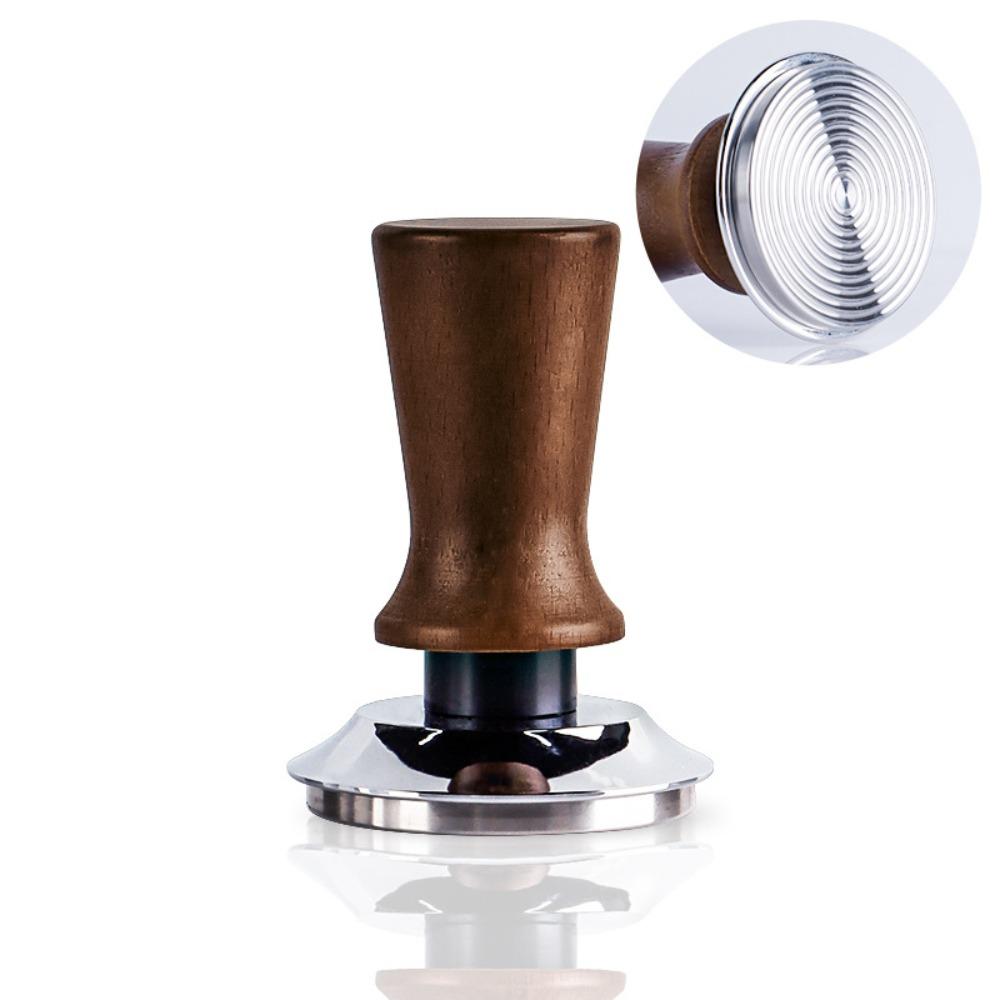 Self-rebounding Coffee Tamper Flat/threaded Bottom Coffee Powder Press  Expresso Accessories