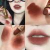 Matte Lipstick Velvet Matte Waterproof Warm Tea Brown Lipstick Transparent Tube Long Lasting Whitening Lipstick