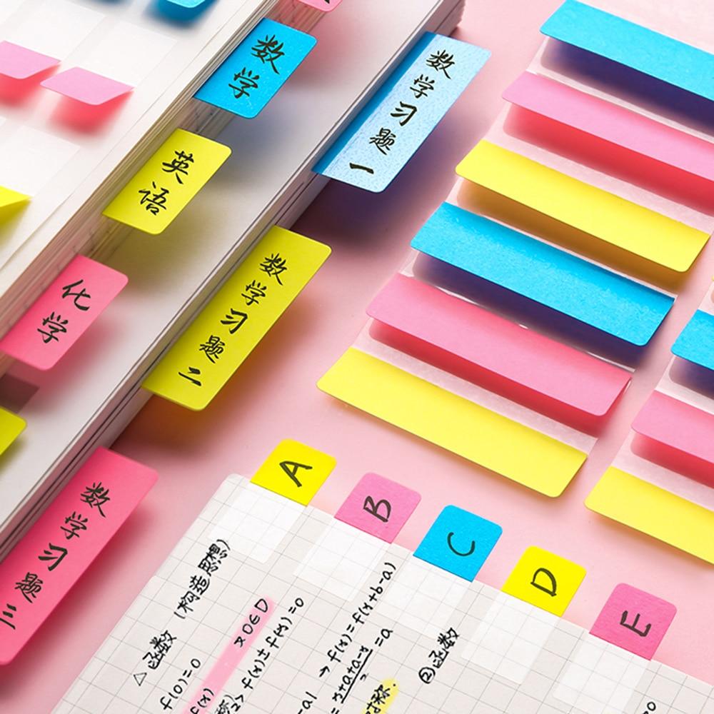Colorful Index Label Note Paper Stickers Bookmark Category Classification Citation Pagination Tags N Times Sticky