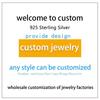 Summer Fashion Necklaces 925 Sterling Silver Classic Jewelry Single Large Zircon Pendant Necklace for Women