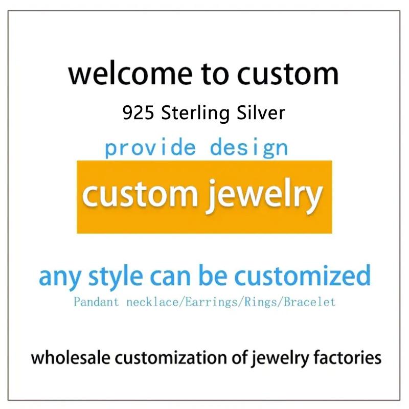 Summer Fashion Necklaces 925 Sterling Silver Classic Jewelry Single Large Zircon Pendant Necklace for Women