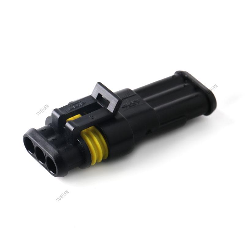 Waterproof Automotive AMP Male-Female Plug Socket Connector